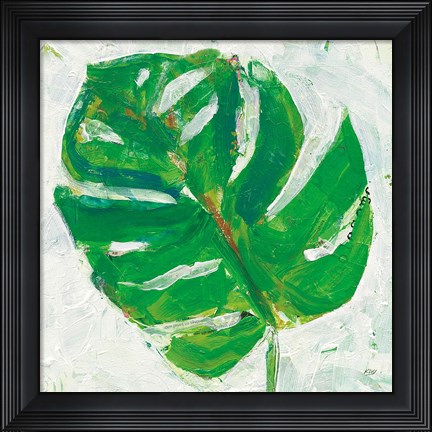 Framed Single Leaf Play II Print