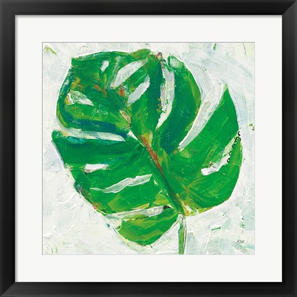 Framed Single Leaf Play II Print