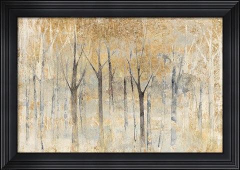 Framed Seasons End Gold Print
