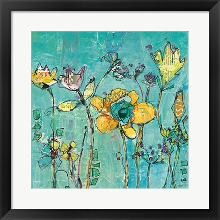 Framed Monkey and Mommy Print