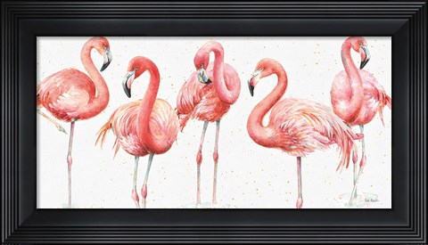 Framed Gracefully Pink VIII Print