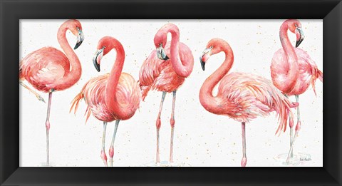 Framed Gracefully Pink VIII Print