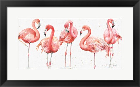 Framed Gracefully Pink VIII Print