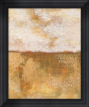 Framed Amber Horizon Print