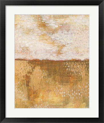 Framed Amber Horizon Print