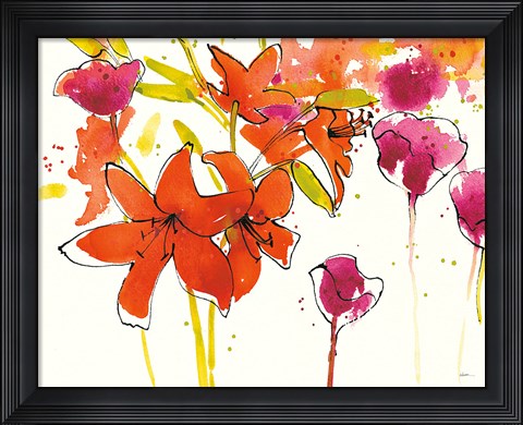 Framed Pattys Plum II Print