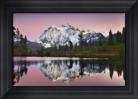 Framed Mount Shukan Reflection II Print