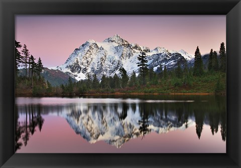 Framed Mount Shukan Reflection II Print