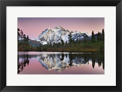 Framed Mount Shukan Reflection II Print