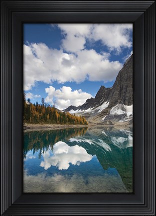 Framed Floe Lake Reflection I Print