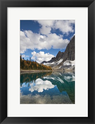 Framed Floe Lake Reflection I Print