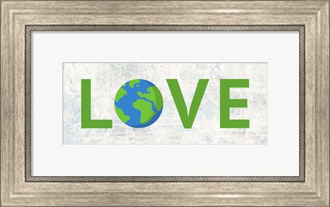 Framed Love Earth 2 Print
