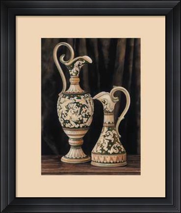 Framed Ceramiche Italiane I Print