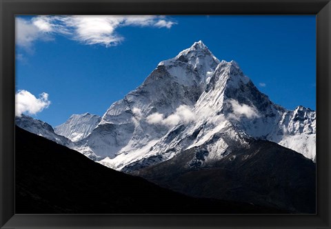 Framed Peak of Ama Dablam Mountain, Nepal Print