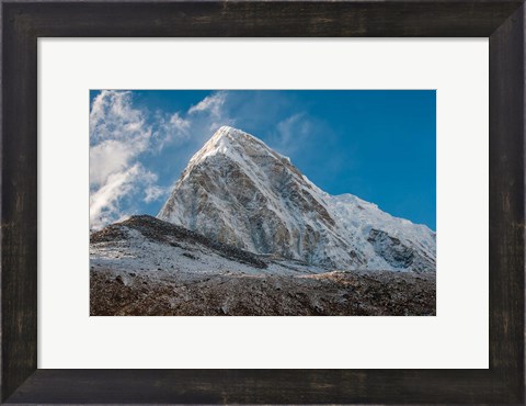 Framed Mt Pumori behind Kala Patthar, Nepal Print