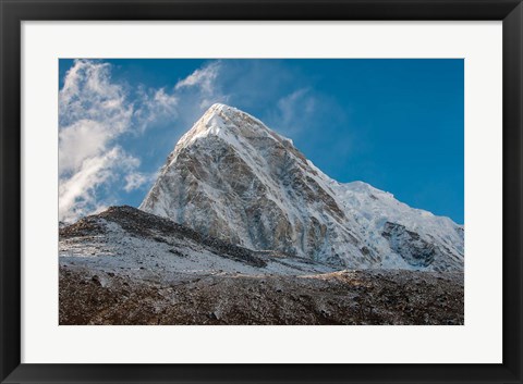 Framed Mt Pumori behind Kala Patthar, Nepal Print