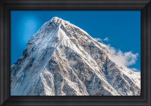Framed Mt Pumori, Nepal Print