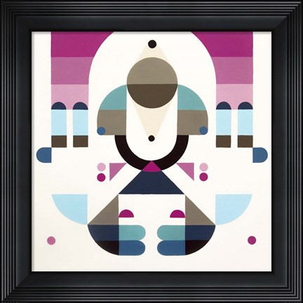 Framed Rainbow Island Print