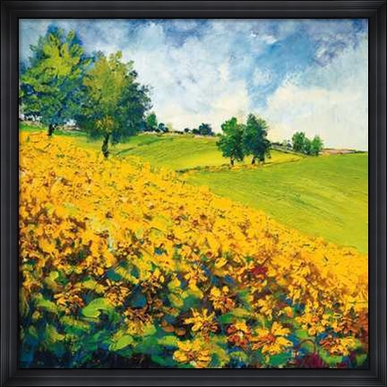 Framed Colle Fiorito Print
