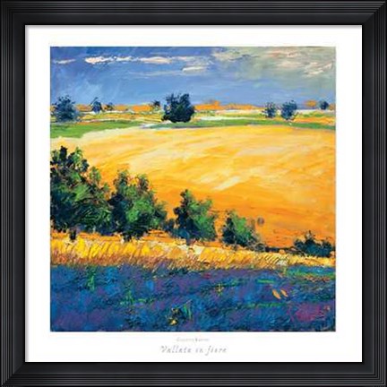 Framed Vallata in Fiore Print