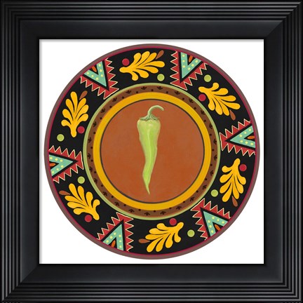 Framed Talavera Tex-mex IV Print