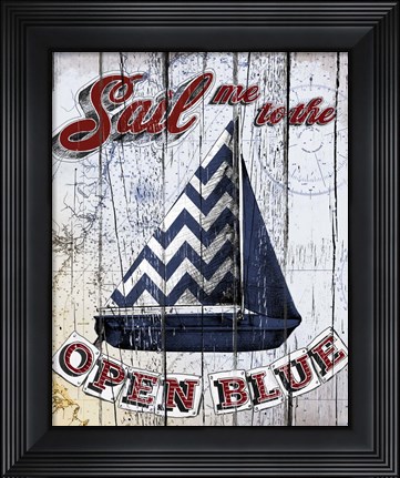 Framed Sail Me Print