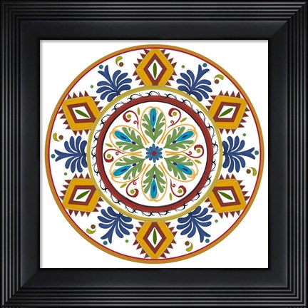 Framed Talavera de Moda II Print