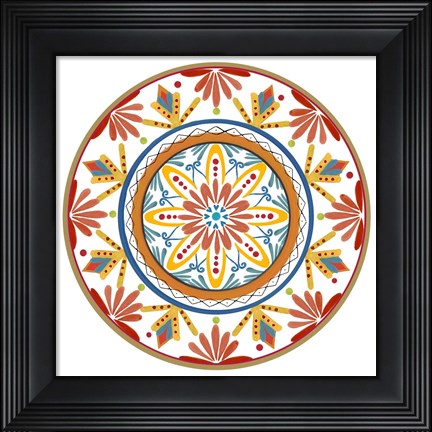 Framed Talavera de Moda III Print