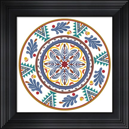 Framed Talavera de Moda IV Print
