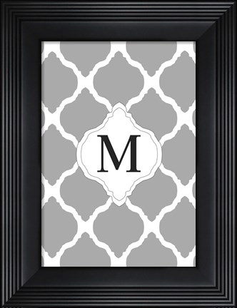 Framed M Print