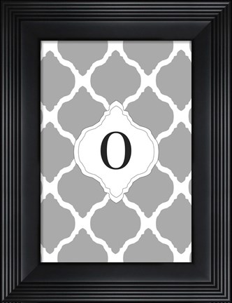 Framed O Print