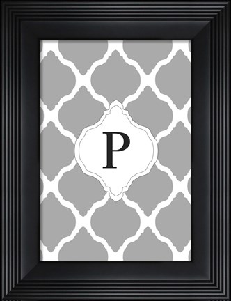 Framed P Print