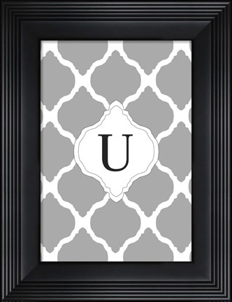 Framed U Print