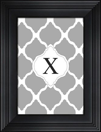 Framed X Print