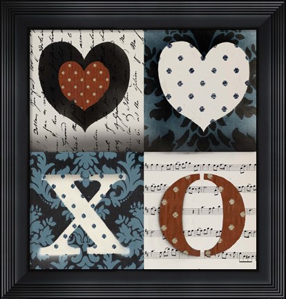 Framed 4-Up Love Print