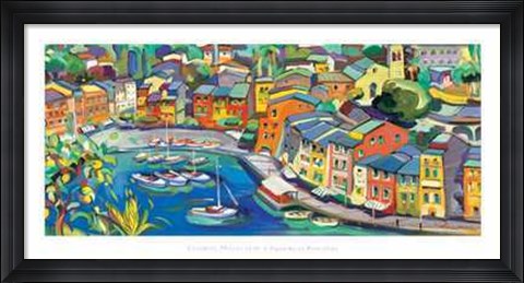 Framed Sguardo Su Portofino Print