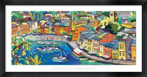 Framed Sguardo Su Portofino Print