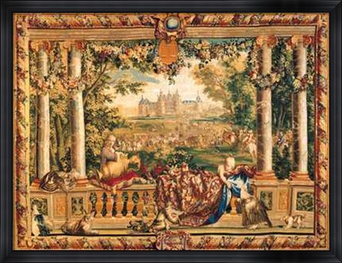Framed Chateau de Chambord Print