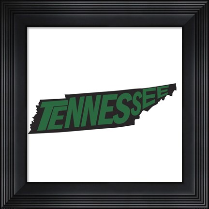Framed Tennessee Letters Print