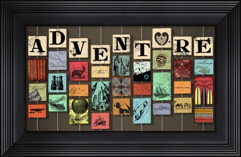 Framed Adventure on Strings Print
