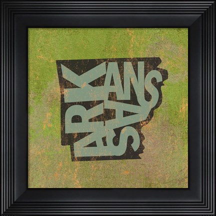 Framed Arkansas Print