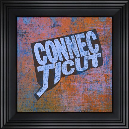 Framed Connecticut Print