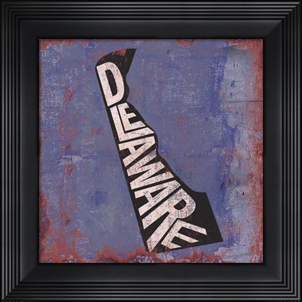 Framed Delaware Print