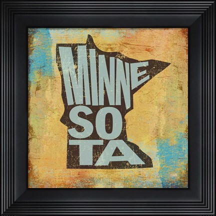 Framed Minnesota Print