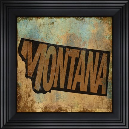 Framed Montana Print