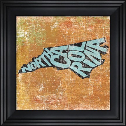 Framed North Carolina Print