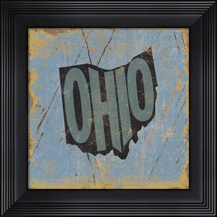 Framed Ohio Print