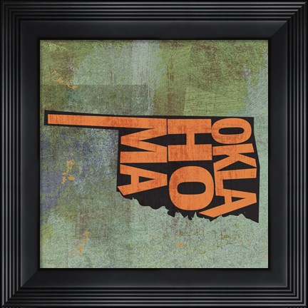 Framed Oklahoma Print