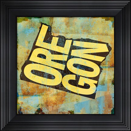 Framed Oregon Print