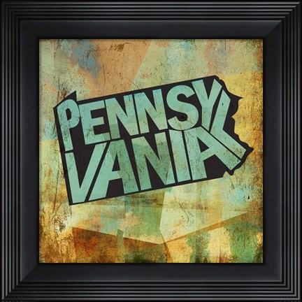 Framed Pennsylvania Print